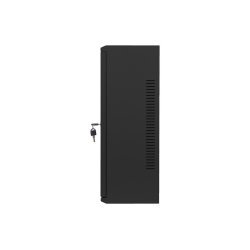 RACK CABINET 19" WALL-MOUNT 6U+3U/540X200 LOW-PROFILE BLACK LANBERG (ASSEMBLED)