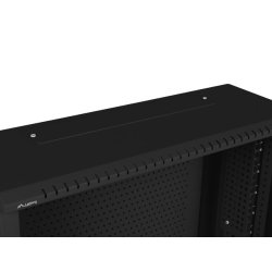 RACK CABINET 19" WALL-MOUNT 6U+3U/540X200 LOW-PROFILE BLACK LANBERG (ASSEMBLED)