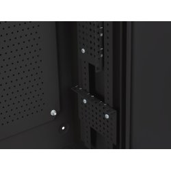 RACK CABINET 19" WALL-MOUNT 6U+3U/540X200 LOW-PROFILE BLACK LANBERG (ASSEMBLED)