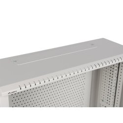 RACK CABINET 19" WALL-MOUNT 6U+3U/540X200 LOW-PROFILE GREY LANBERG (ASSEMBLED)