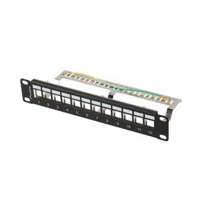 PATCH PANEL BLANK 12 PORT 1U 10