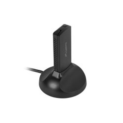 USB ADAPTER WIRELESS NETWORK CARD LANBERG NC-3000-WI AX3000 TRI-BAND 2X INTERNAL ANTENNAS