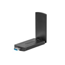 USB ADAPTER WIRELESS NETWORK CARD LANBERG NC-3000-WI AX3000 TRI-BAND 2X INTERNAL ANTENNAS