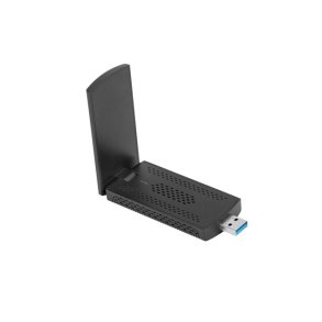 USB ADAPTER WIRELESS NETWORK CARD LANBERG NC-3000-WI AX3000 TRI-BAND 2X INTERNAL ANTENNAS