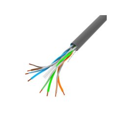 LAN CABLE CAT.6 UTP 100M SOLID CU GREY CPR + FLUKE PASSED LANBERG
