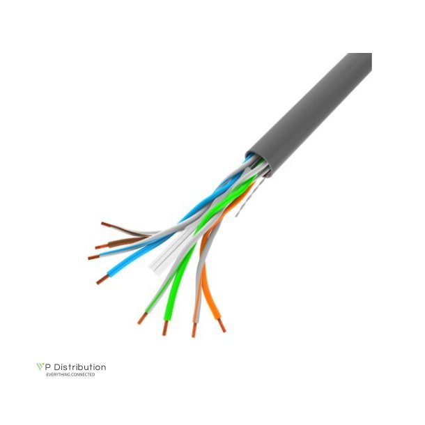 LAN CABLE CAT.6 UTP 100M SOLID CU GREY CPR + FLUKE PASSED LANBERG