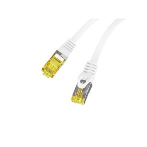 PATCHCORD CAT.6A S/FTP LSZH CU 5M WHITE FLUKE PASSED LANBERG