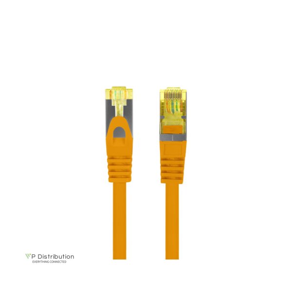 PATCHCORD CAT.6A S/FTP LSZH CU 0.5M ORANGE FLUKE PASSED LANBERG