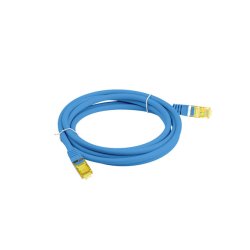 PATCHCORD CAT.6A S/FTP LSZH CU 15M BLUE FLUKE PASSED LANBERG