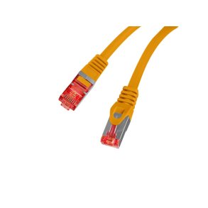 PATCHCORD CAT.6 S/FTP LSZH CU 0.25M ORANGE FLUKE PASSED LANBERG
