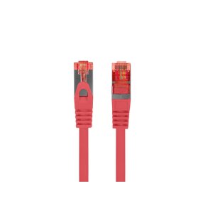 PATCHCORD CAT.6 S/FTP LSZH CU 0.25M RED FLUKE PASSED LANBERG