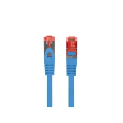 PATCHCORD CAT.6 S/FTP LSZH CU 0.25M BLUE FLUKE PASSED LANBERG