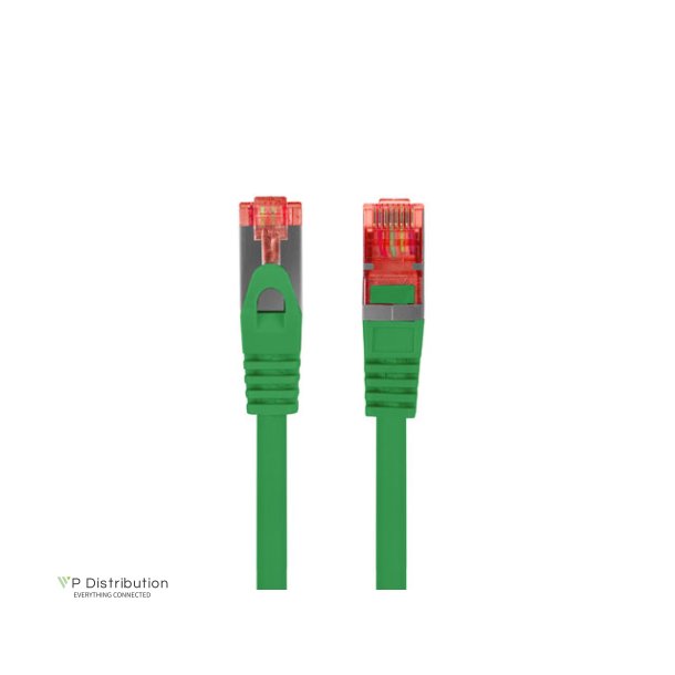 PATCHCORD CAT.6 S/FTP LSZH CU 0.25M GREEN FLUKE PASSED LANBERG