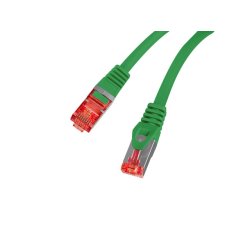 PATCHCORD CAT.6 S/FTP LSZH CU 0.25M GREEN FLUKE PASSED LANBERG