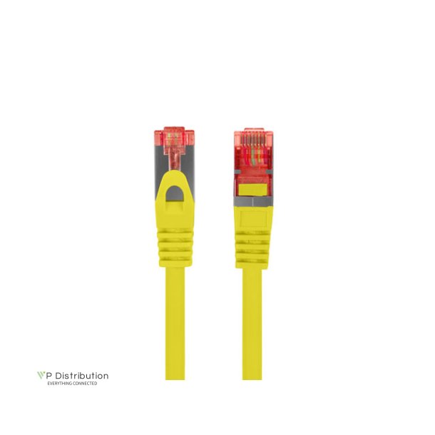 PATCHCORD CAT.6 S/FTP LSZH CU 0.25M YELLOW FLUKE PASSED LANBERG