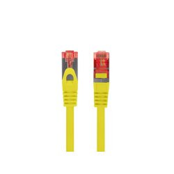 PATCHCORD CAT.6 S/FTP LSZH CU 0.5M YELLOW FLUKE PASSED LANBERG
