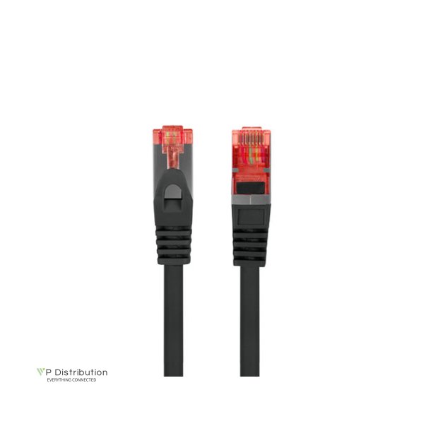 PATCHCORD CAT.6 S/FTP LSZH CU 20M BLACK FLUKE PASSED LANBERG