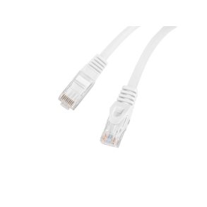 PATCHCORD CAT.6 UTP LSZH CU 1M WHITE FLUKE PASSED LANBERG