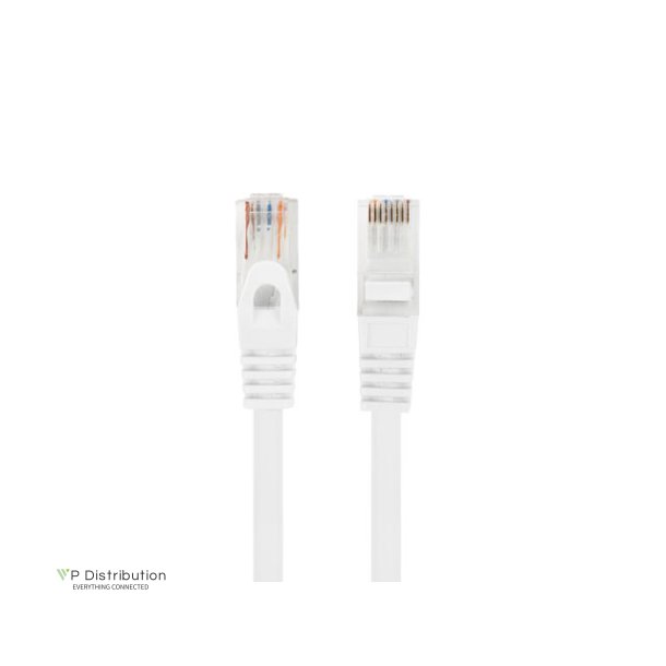 PATCHCORD CAT.6 UTP LSZH CU 1.5M WHITE FLUKE PASSED LANBERG