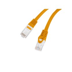 PATCHCORD CAT.6 UTP LSZH CU 0.25M ORANGE FLUKE PASSED LANBERG