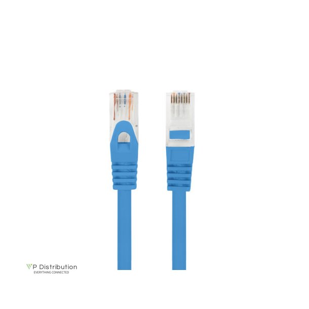 PATCHCORD CAT.6 UTP LSZH CU 1.5M BLUE FLUKE PASSED LANBERG