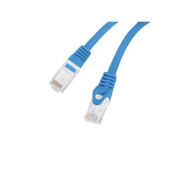 PATCHCORD CAT.6 UTP LSZH CU 3M BLUE FLUKE PASSED LANBERG