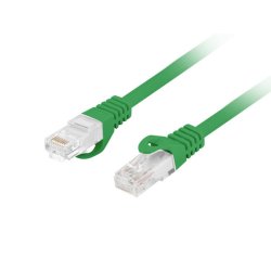 PATCHCORD CAT.6 UTP LSZH CU 1M GREEN FLUKE PASSED LANBERG