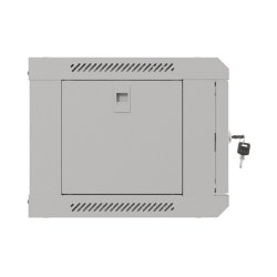 RACK CABINET 19" WALL-MOUNT 4U/540X350 (FLAT PACK) WITH GLASS DOOR GREY LANBERG