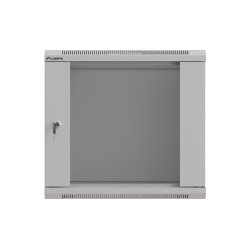 RACK CABINET 19" WALL-MOUNT 9U/540X350 (FLAT PACK) WITH GLASS DOOR GREY LANBERG