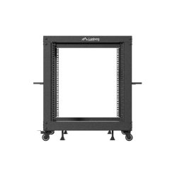 OPEN RACK 19" 12U 600X600-1100 ADJUSTABLE BLACK LANBERG