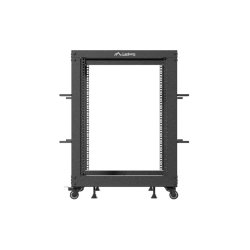 OPEN RACK 19" 15U 600X600-1100 ADJUSTABLE BLACK LANBERG