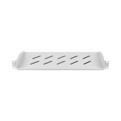 19" FIXED SHELF 1U/483X220MM MAX LOAD CAPACITY UP TO 25KG GREY LANBERG