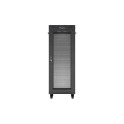 RACK CABINET 19" FREE-STANDING 32U/600X600 (FLAT PACK) WITH MESH DOOR LCD BLACK LANBERG