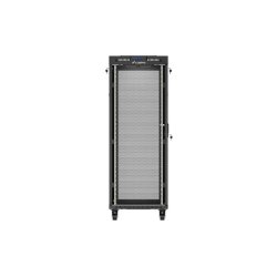 RACK CABINET 19" FREE-STANDING 32U/600X600 (FLAT PACK) WITH MESH DOOR LCD BLACK LANBERG