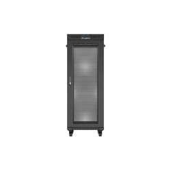 RACK CABINET 19" FREE-STANDING 32U/600X800 (FLAT PACK) WITH MESH DOOR LCD BLACK LANBERG