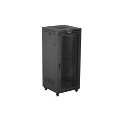 RACK CABINET 19" FREE-STANDING 37U/800X800 (FLAT PACK) WITH MESH DOOR LCD BLACK LANBERG