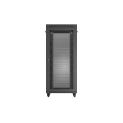 RACK CABINET 19" FREE-STANDING 37U/800X800 (FLAT PACK) WITH MESH DOOR LCD BLACK LANBERG