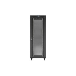 RACK CABINET 19" FREE-STANDING 47U/800X800 (FLAT PACK) WITH MESH DOOR LCD BLACK LANBERG