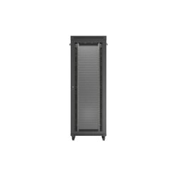 RACK CABINET 19" FREE-STANDING 47U/800X800 (FLAT PACK) WITH MESH DOOR LCD BLACK LANBERG