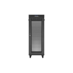 RACK CABINET 19" FREE-STANDING 32U/600X1000 (FLAT PACK) WITH MESH DOOR LCD BLACK LANBERG