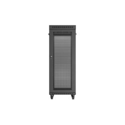 RACK CABINET 19" FREE-STANDING 32U/600X1000 (FLAT PACK) WITH MESH DOOR LCD BLACK LANBERG