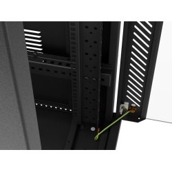 RACK CABINET 19" FREE-STANDING 32U/600X1000 (FLAT PACK) WITH GLASS DOOR LCD BLACK LANBERG