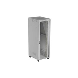 RACK CABINET 19" FREE-STANDING 47U/800X1000 (FLAT PACK) WITH GLASS DOOR LCD GREY LANBERG V2