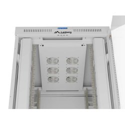 RACK CABINET 19" FREE-STANDING 47U/800X1000 (FLAT PACK) WITH GLASS DOOR LCD GREY LANBERG V2