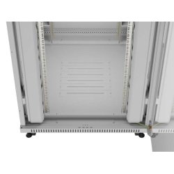RACK CABINET 19" FREE-STANDING 47U/800X1000 (FLAT PACK) WITH GLASS DOOR LCD GREY LANBERG V2