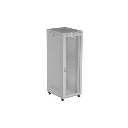 RACK CABINET 19" FREE-STANDING 47U/800X1000 (FLAT PACK) WITH MESH DOOR LCD GREY LANBERG V2