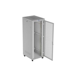 RACK CABINET 19" FREE-STANDING 47U/800X1000 (FLAT PACK) WITH MESH DOOR LCD GREY LANBERG V2