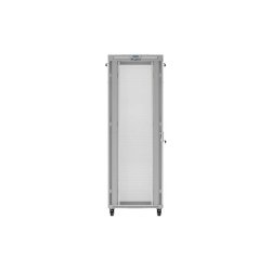 RACK CABINET 19" FREE-STANDING 47U/800X1000 (FLAT PACK) WITH MESH DOOR LCD GREY LANBERG V2