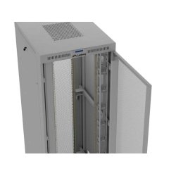 RACK CABINET 19" FREE-STANDING 47U/800X1000 (FLAT PACK) WITH MESH DOOR LCD GREY LANBERG V2