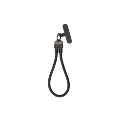 USB-C M/M LANYARD / KEYCHAIN CABLE 0.3M 240W BLACK LANBERG